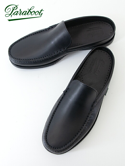 Paraboot パラブーツ BAHAMAS MARINE ブラック レザーシューズ par500601|ROOTWEB