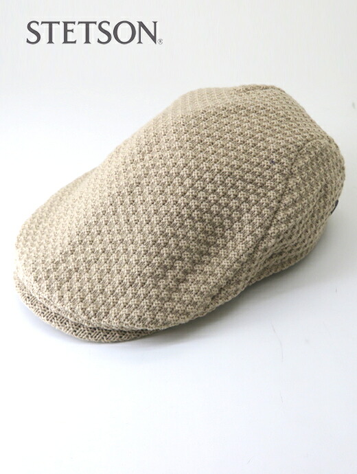 ステットソン STETSON ジャガードニットハンチング ste502404＿ベージュ 7,700円