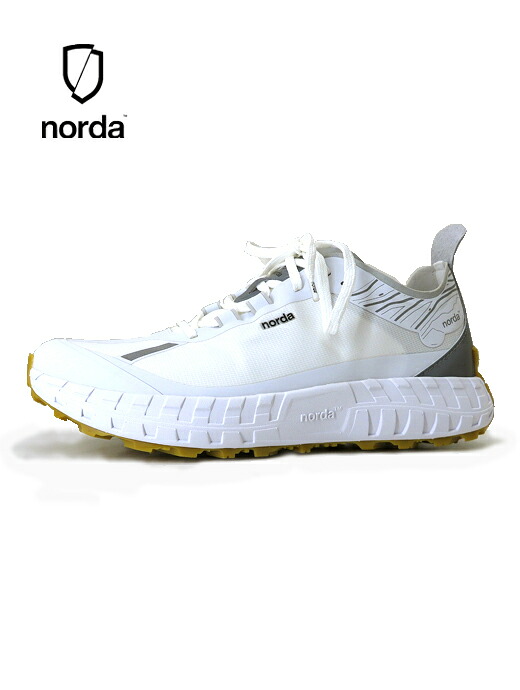 norda ノルダ スニーカー トレイルランニングシューズ ホワイト 001AM WHT/GUM nod520401｜ROOTWEB