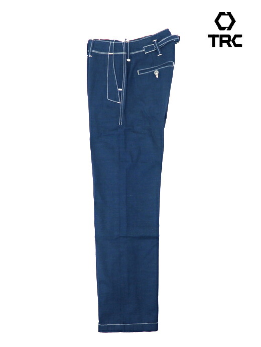 TRC ティー・アール・シー ワークパンツ インクブルー セルビッジデニム trc520601