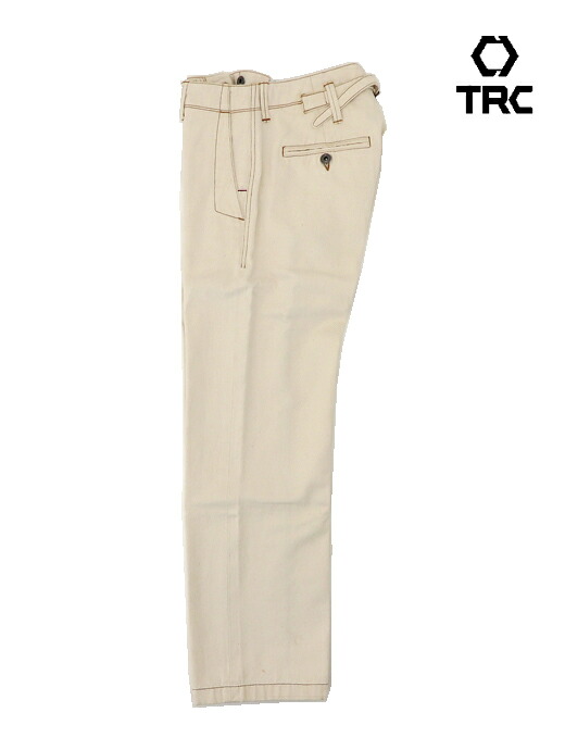 TRC ティー・アール・シー ワークパンツ エクリュ デニム trc520602