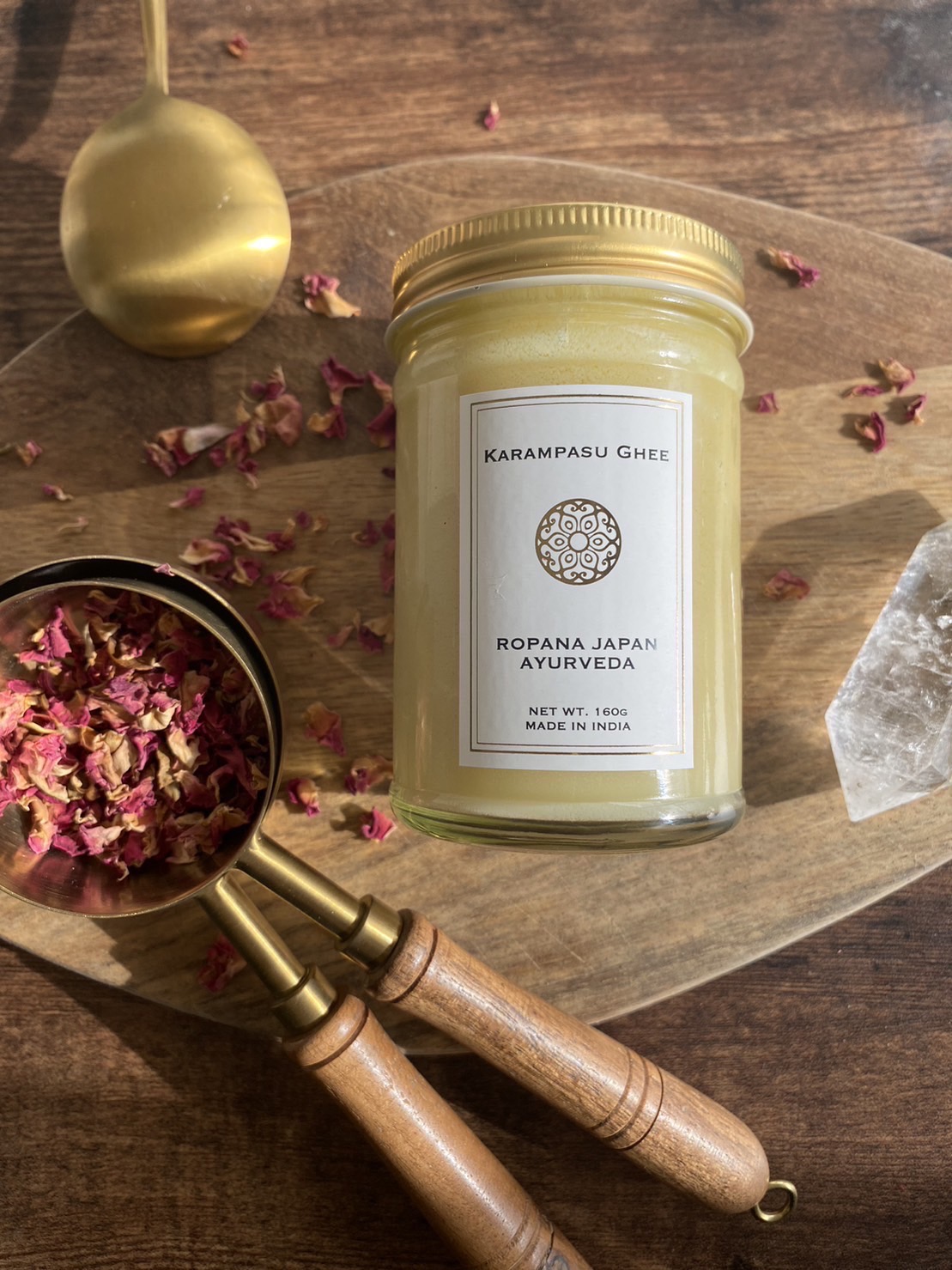 Karampasu Ghee 160g ｜カーランパスギー アーユルヴェーダの秘薬　Ghee インド牛　A2ミルク　スーパーオイル　アーユルヴェーダ　バターオイル　A2  ナチュラル　ギー　ギーオイル