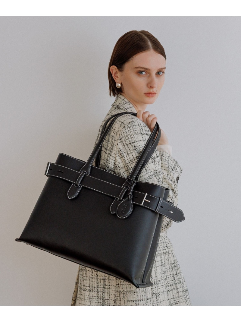 【E\u0027POR】A BAG Large/A4相応う・通い ROPE\u0027 ロペ 御徒面子 トートバッグ 黒いこと ベージュ【此れから取って置く】*【貨物輸送無料】[ Fashion]
