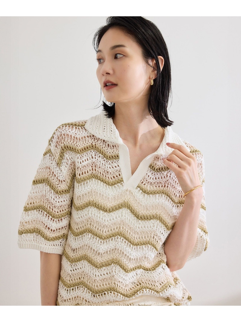 楽天市場】【SALE／70%OFF】【COOHEM(コーヘン)】ZIGZAG SUKASHI KNIT