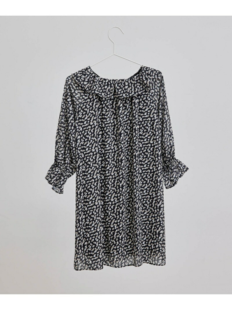 サスティナブル衿フリルワンピース Rope ロペピクニック Picnic