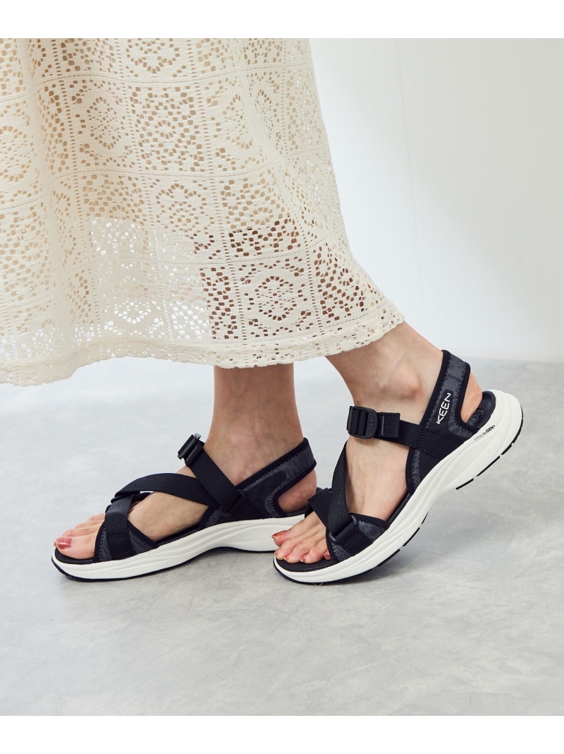 【SALE／25%OFF】【WEB限定】【KEEN/キーン】レイキオープントウサンダル ROPE' PICNIC PASSAGE ロペピクニック シューズ・靴 サンダル ベージュ ブラック【RBA_E】【送料無料】[ Fashion]