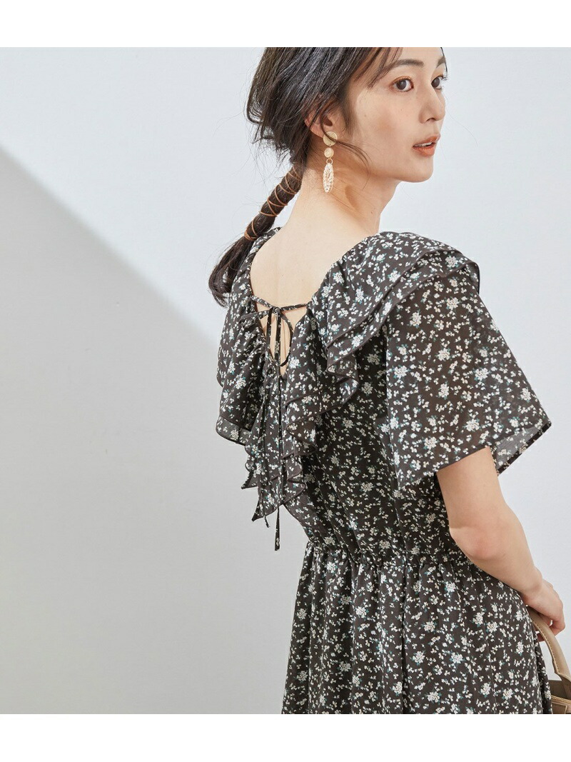 楽天市場 Sale 50 Off 2way ラッセルフリルワンピース Rope Picnic ロペピクニック ワンピース ワンピースその他 ブラウン ブラック グリーン Rba E Rakuten Fashion Rope Picnic ロペピクニック