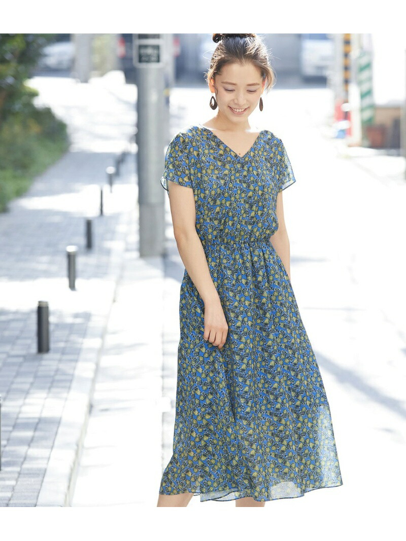 楽天市場 Sale 49 Off 2way パイナップル柄ワンピース Rope Picnic ロペピクニック ワンピース ワンピースその他 イエロー ブルー Rba E Rakuten Fashion Rope Picnic ロペピクニック