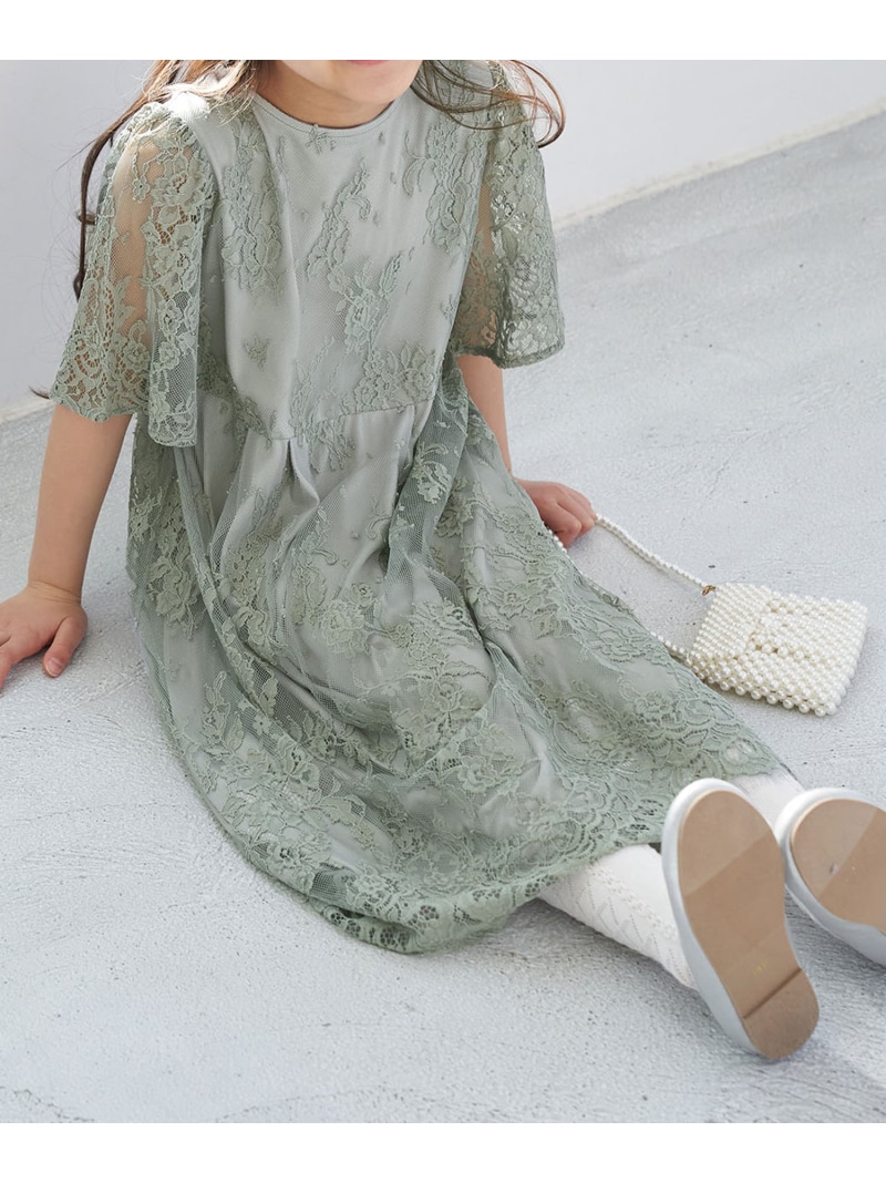 ウエストタックレースdress Rope ワンピース Picnic ロペピクニック