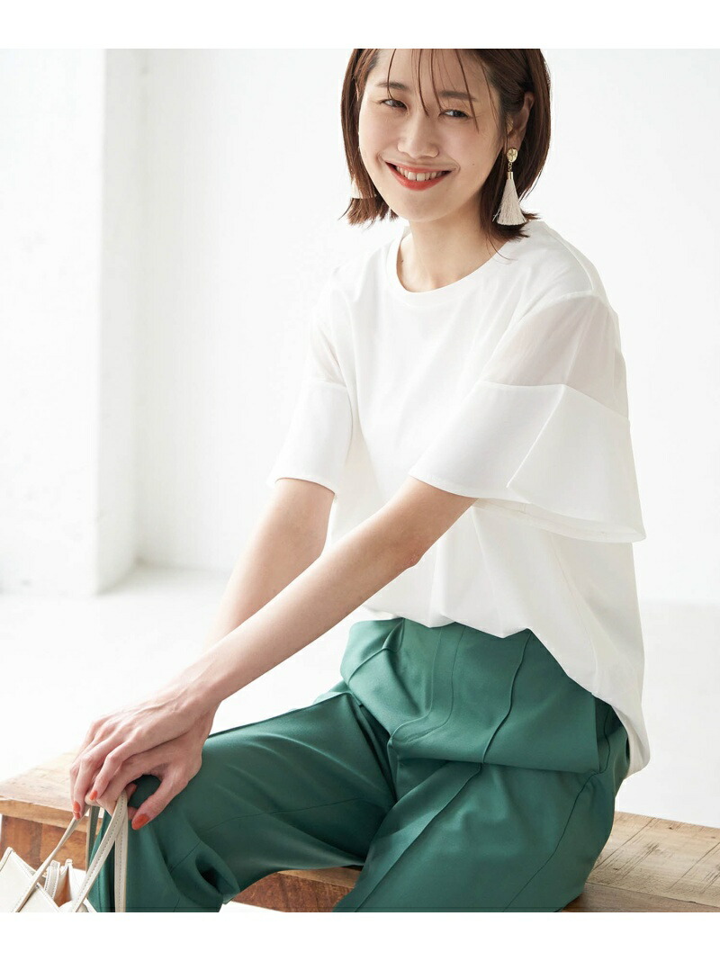 袖シアーカットトップス Rope ロペピクニック Picnic カットソーその他 カットソー