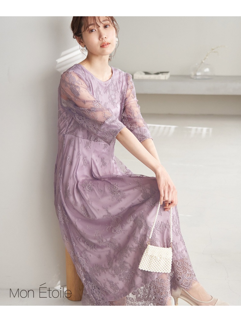 楽天市場 Sale 10 Off 一部店舗限定 Mon E Toile 結婚式にも レースタックdress Rope Picnic ロペピクニック ワンピース ワンピースその他 グリーン ブラック ピンク Rba E 先行予約 送料無料 Rakuten Fashion Rope Picnic ロペピクニック