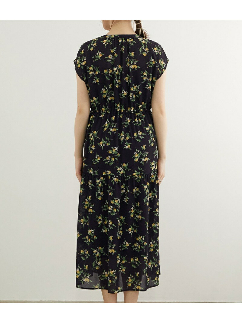 楽天市場 Rakuten Fashion レモンプリントティアードワンピース Rope Picnic ロペピクニック ワンピース ワンピースその他 ホワイト ネイビー 送料無料 Rope Picnic ロペピクニック