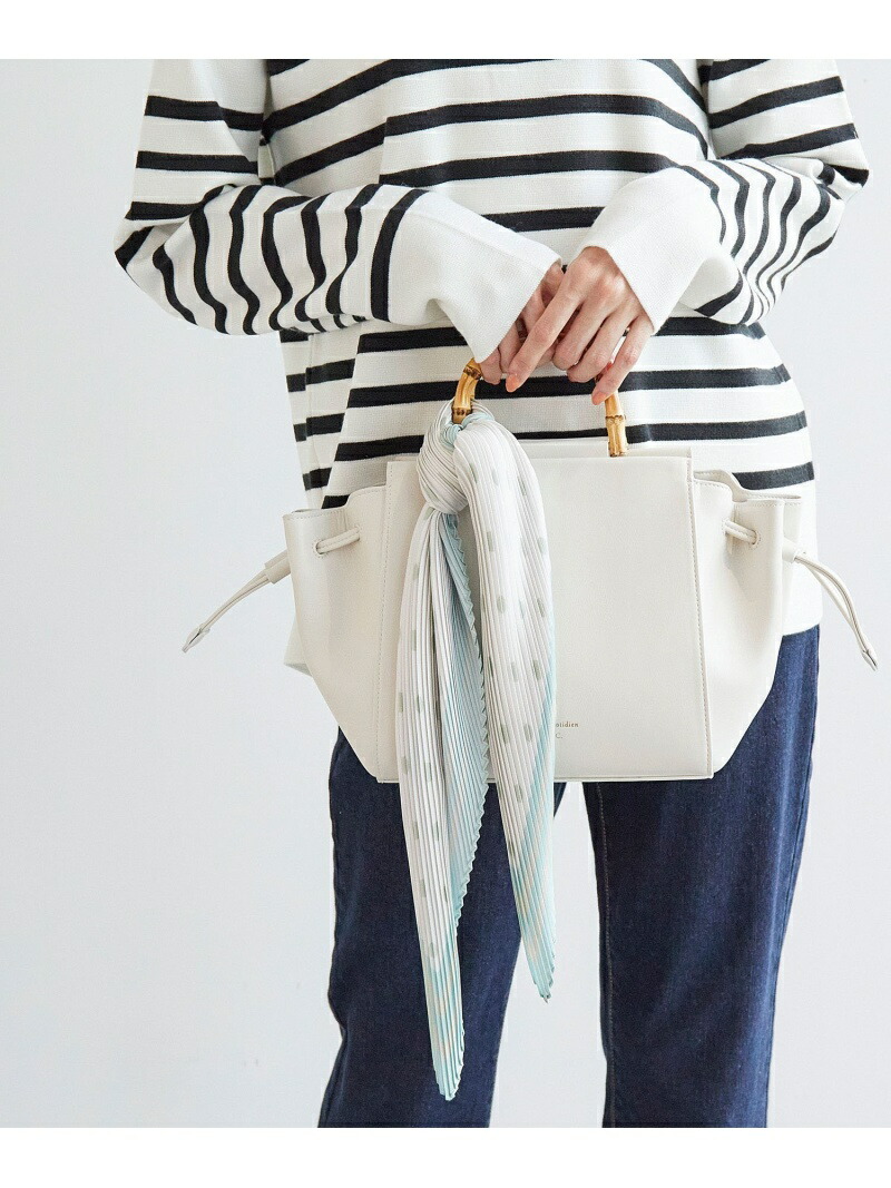 ドットプリントプリーツスカーフ Rope Fashion Passage Picnic Rakuten グリーン スカーフ バンダナ ピンク ファッショングッズ ロペピクニック あす楽対応 Picnic