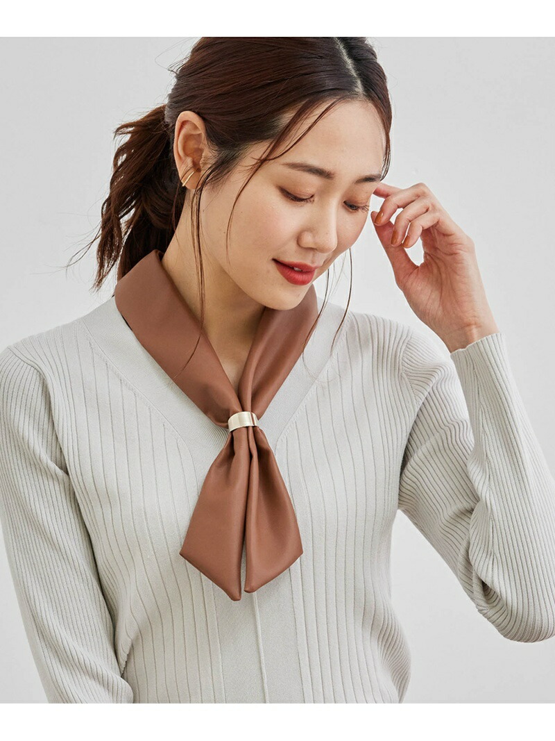 リング付きフェイクレザーマルチスカーフ Rope Passage ロペピクニック Picnic