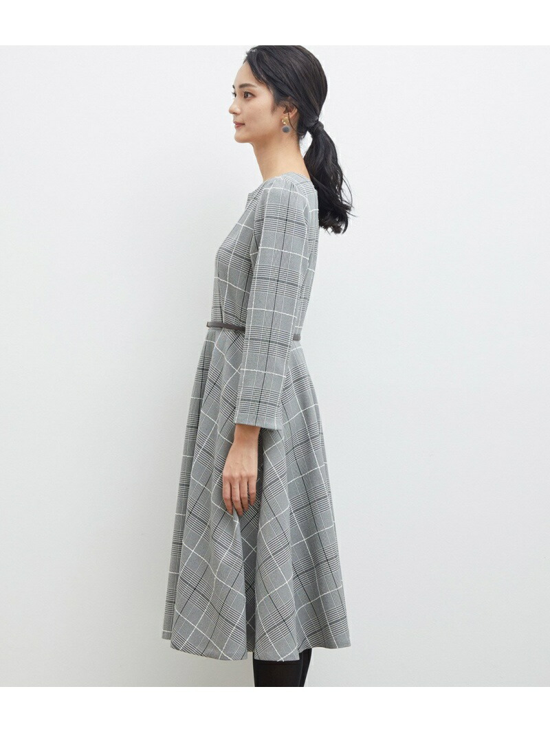 楽天市場 Sale 49 Off Web限定 プレミアムフィールモールチェックキーネックワンピース Rope Picnic ロペピクニック ワンピース ワンピースその他 ベージュ グレー Rba E Rakuten Fashion Rope Picnic ロペピクニック