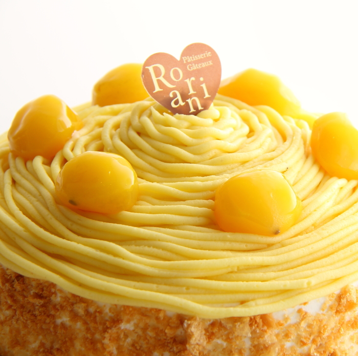 楽天市場 黄色 モンブラン ケーキ 5号 4 5名用 バースデーケーキ 誕生日ケーキ ホールケーキ 敬老の日 ロリアン洋菓子店
