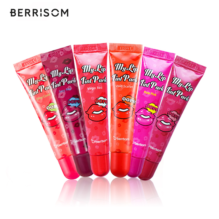 楽天市場 Berrisom My Lip Tint Pack べリサム マイリップティントパック 6カラー 15g リップタトゥー 落ちない口紅 ティント リップカラー 韓国コスメ リップメイク 化粧 口紅パック グロス リップ リップケアー 韓国リップ マスクにつかないティント 落ちない 大人気