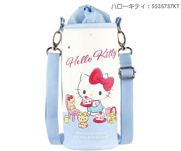 キティ&ダニエル　ペットボトルカバー ◇ハローキティ ペットボトルカバー HELLO KITTY 50th（ランチ