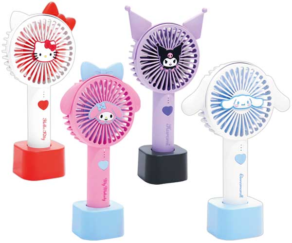 楽天市場】ハローキティ ハンディファン ミニ 扇風機 カラビナ