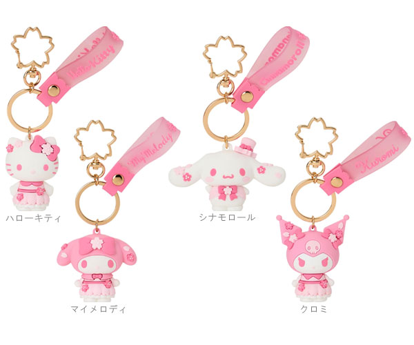 楽天市場】ハローキティ 立体キーホルダー 桜 さくらデザインシリーズ