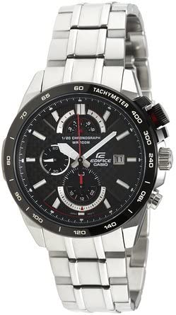 すぐに使える【２点で5％OFFクーポン】腕時計 スポーティ ビジネス オシャレ CASIO カシオ EFR520SP1A メンズ EDIFICE エディフィス 100m防水 スポーツ クロノグラフ 多機能 シルバー 並行輸入品