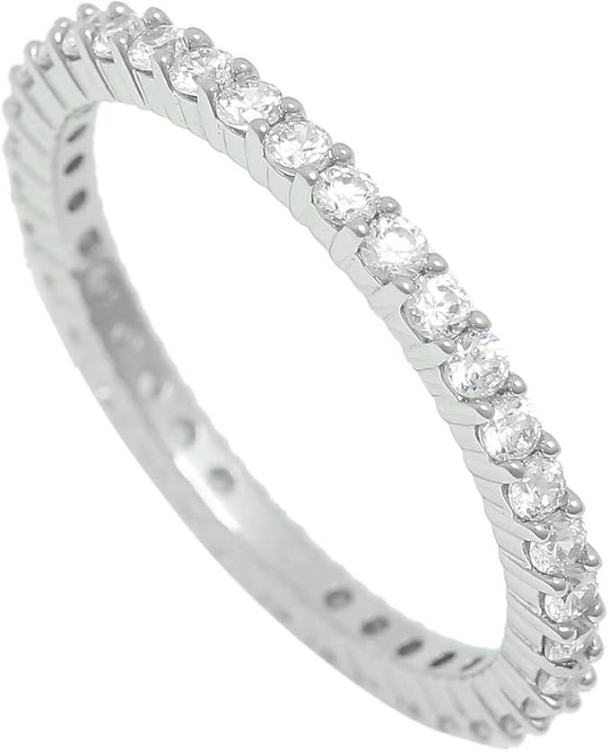 楽天市場】指輪 レディース シルバー シンプル SWAROVSKI