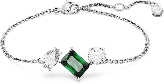 試着のみ　スワロフスキー　Mesmera ブレスレット　グリーン　箱付き SWAROVSKI スワロフスキー Mesmera ブレスレット追跡送料関税込