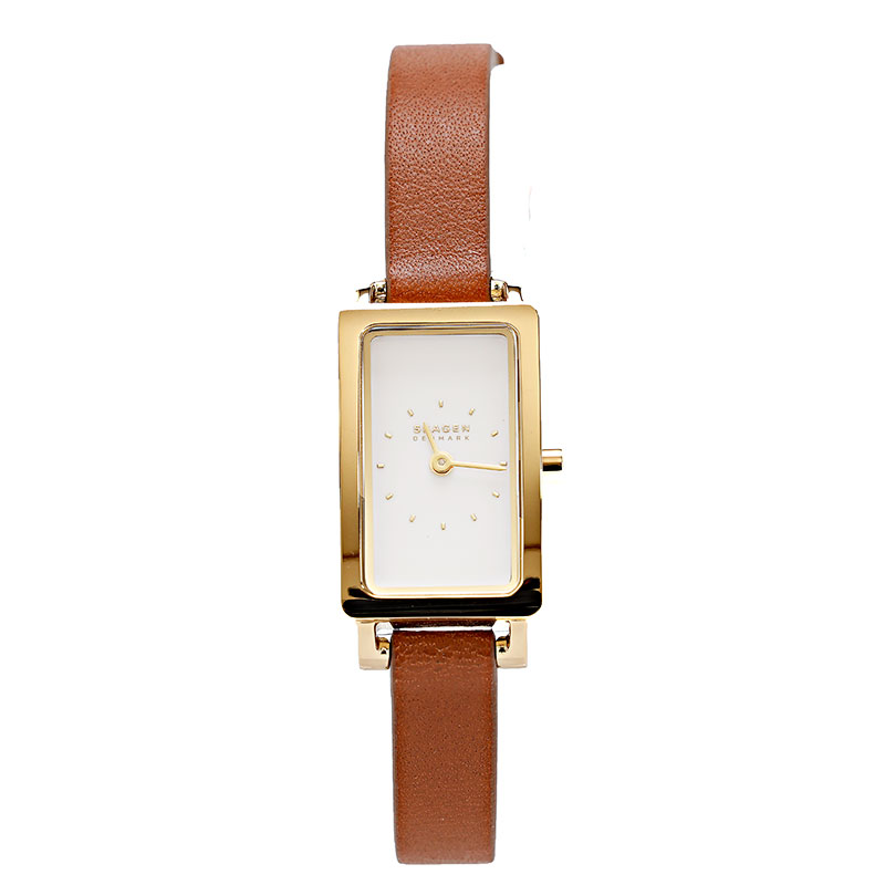 スカーゲン 腕時計 HAGEN MICRO SKW3149 ホワイト ゴールド ブラウン レディース SKAGEN