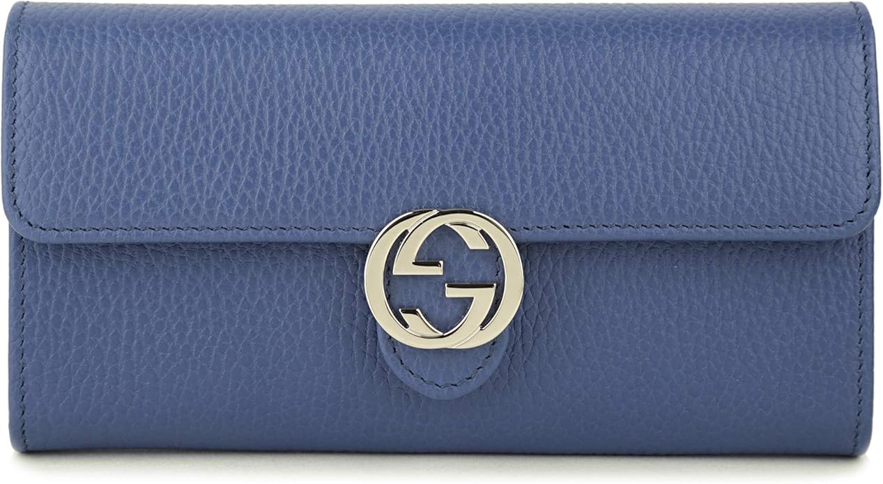 楽天市場】グッチ 財布 GUCCI 二つ折り長財布 メンズ ブルー