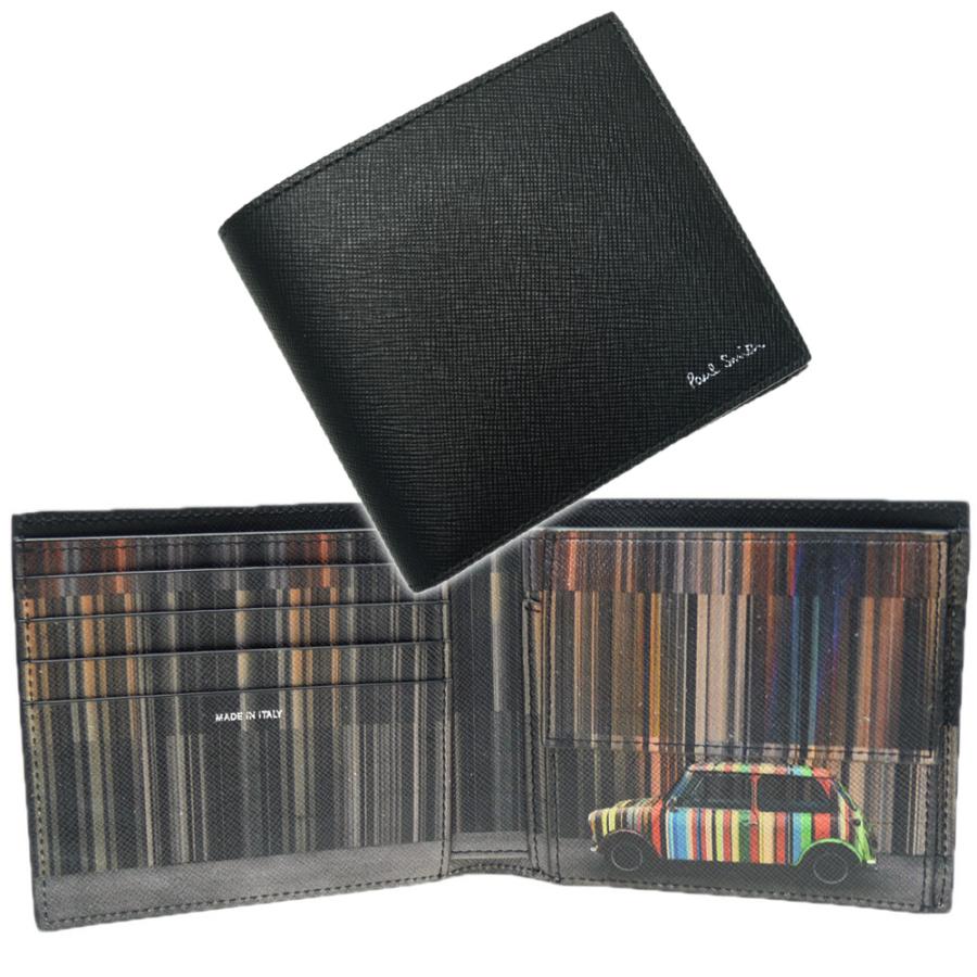 楽天市場】ポールスミス 二つ折り財布 財布 メンズ ブラック&マルチ