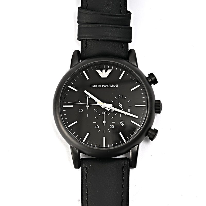 エンポリオアルマーニ 腕時計 メンズ マットブラック AR1970 EMPORIO ARMANI｜ロゼ・エムロード