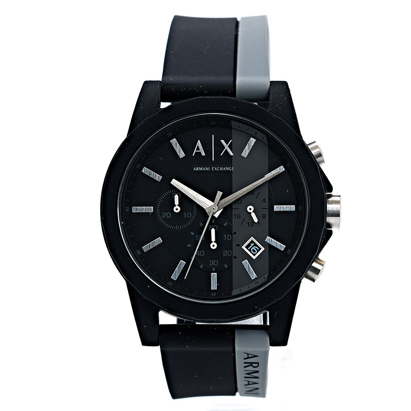 アルマーニエクスチェンジ 腕時計 メンズ ブラック グレー AX1331 ARMANI EXCHANGE｜ロゼ・エムロード