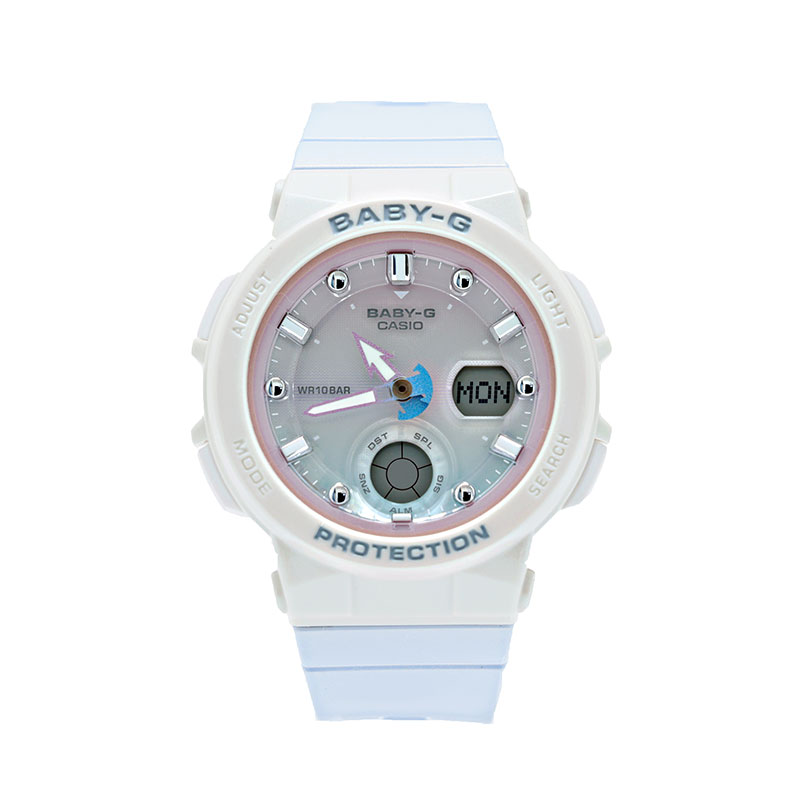【 在庫一掃セール対象商品 】カシオ 腕時計 BABY-G ベビーG BGA-250-7A3 DRCASIOBaby-GBeachTraveler パールブルー レディース メンズ CASIO（昨年比でよりお得に販売中）｜ロゼ・エムロード