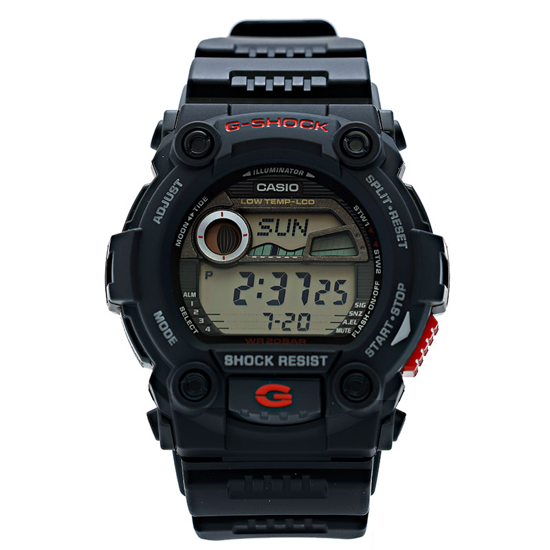 すぐに使える【２点で5％OFFクーポン】腕時計 デジタル スポーティー ロゴ 防水 CASIO カシオ G-7900-1 メンズ ブラック カジュアル G-SHOCK Gショック タイドグラフ搭載 プレゼント 贈り物 誕生日 並行輸入品