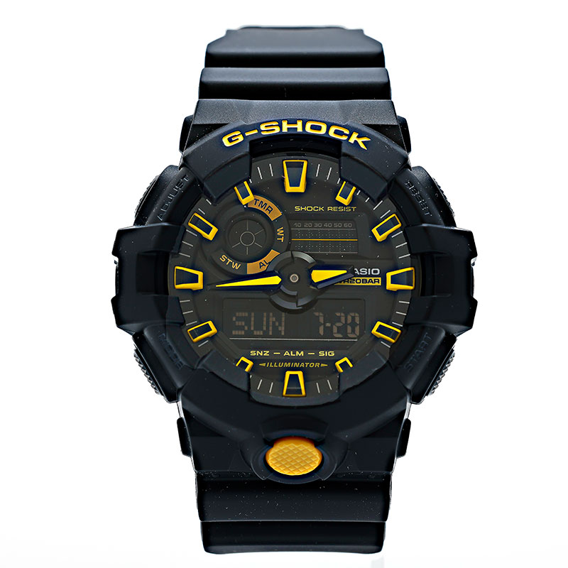 カシオ ウオッチ GA-700CY-1A 黒いこと 黄色 メンズ G-SHOCK CASIO