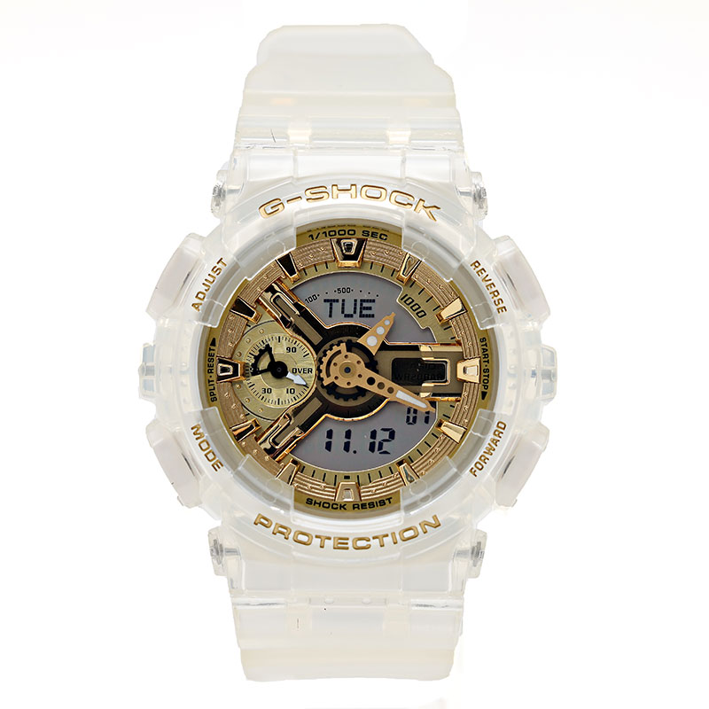 【 在庫一掃セール対象商品 】カシオ 腕時計 メンズ レディース G-SHOCK ゴールド ホワイト GMA-S110SG-7A CASIO（昨年比でよりお得に販売中）｜ロゼ・エムロード