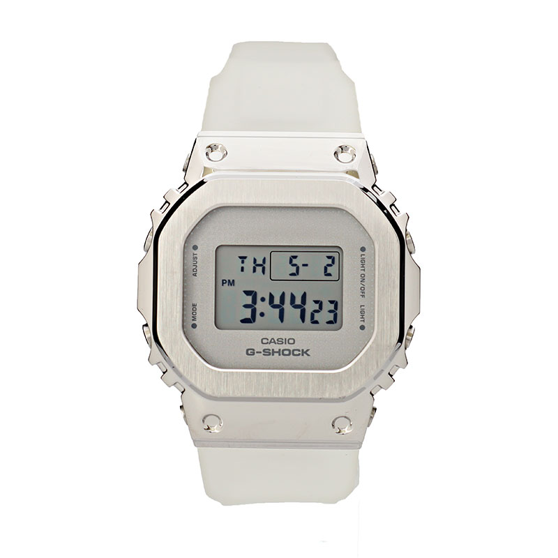すぐに使える【２点で5％OFF引き換え証】カシオ ウオッチ メンズ レディース G-SHOCK 薄墨色 白いこと GM-S5600SK-7 CASIO