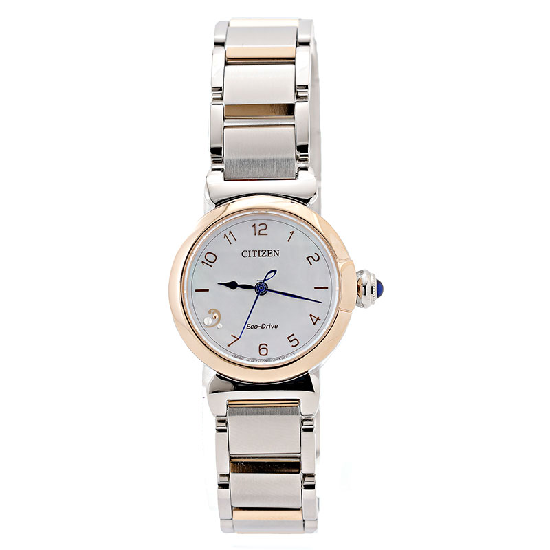 シチズン 腕時計 ソーラー CITIZEN L ROUND Collection EM1136-87D ゴールド シルバー レディース CITIZEN｜ロゼ・エムロード