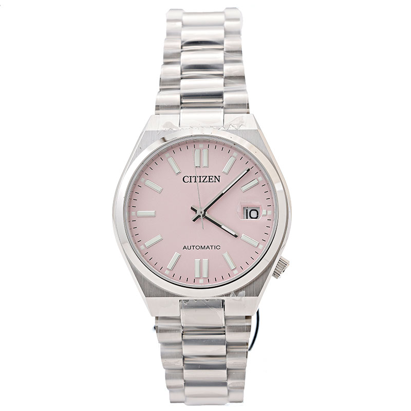 シチズン 腕時計 メンズ レディース TSUYOSA Collection Automatic ピンク シルバー NJ0200-50Z CITIZEN|ロゼ・エムロード