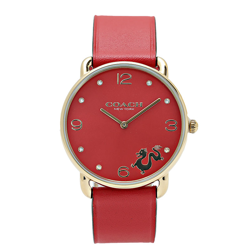 楽天市場】COACH コーチ 腕時計 兎 うさぎ 赤 レッド ゴールド 限定