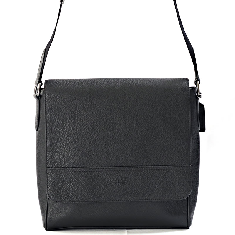 コーチ ショルダーバッグ メンズ ブラック シンプル COACH 4007 QBBK HOUSTON MAP BAG