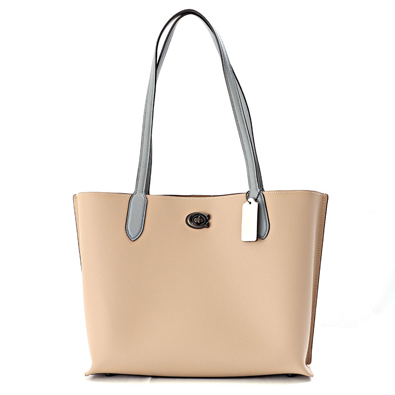 【新品未使用】COACH コーチ トートバッグ　ブルー系 コーチ アウトレット COACH トートバッグ F58293 シグネチャー