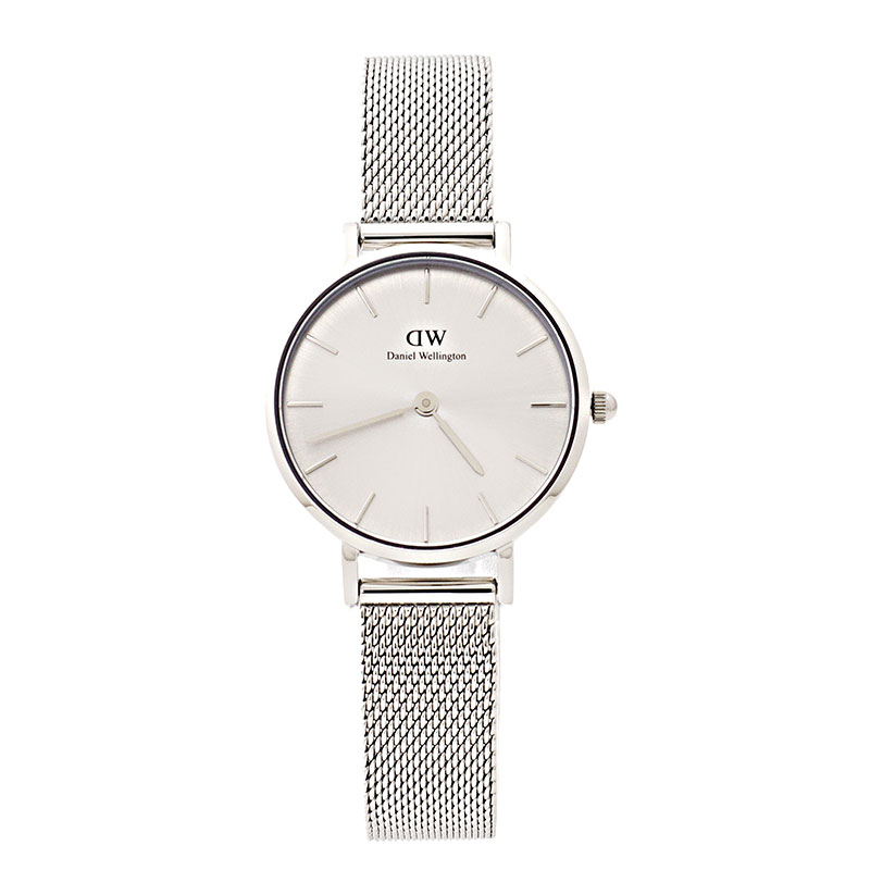 すぐに使える【２点で5％OFFクーポン】ダニエルウェリントン 腕時計 レディース Petite Unitone シルバー DW00100464 Daniel Wellington