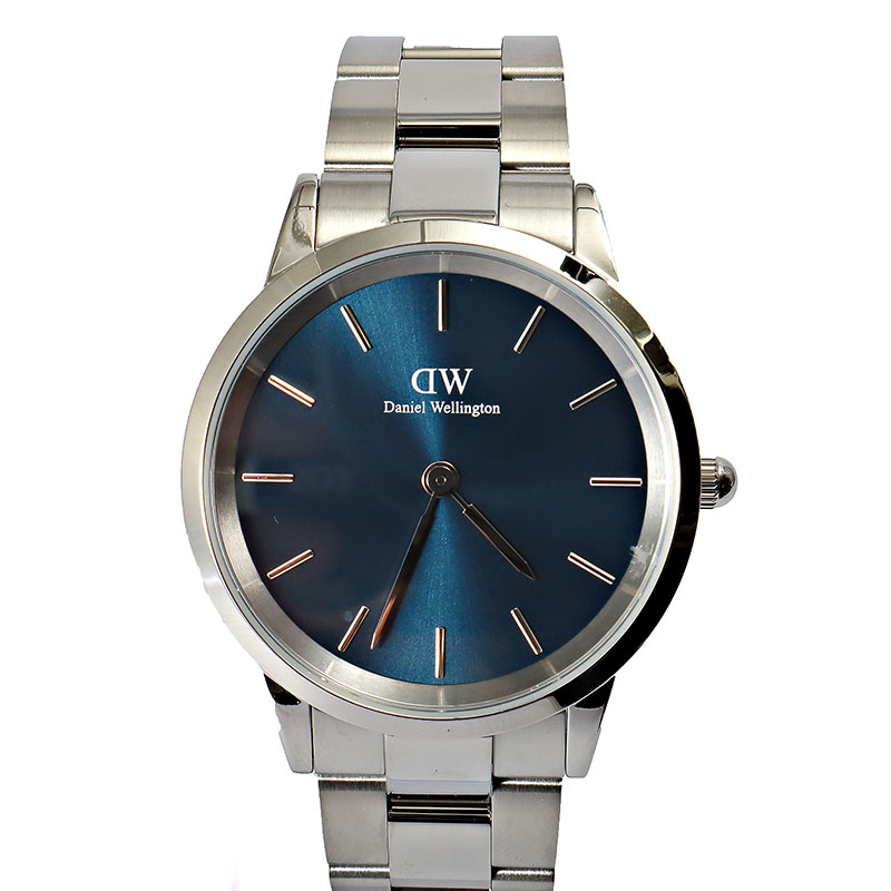 【 在庫一掃セール対象商品 】ダニエルウェリントン 腕時計 Iconic Link Arctic DW00100448 ダークブルー シルバー メンズ Daniel Wellington（昨年比でよりお得に販売中）｜ロゼ・エムロード