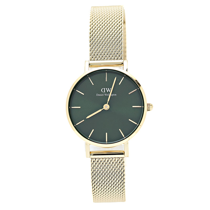 【 在庫一掃セール対象商品 】ダニエルウェリントン 腕時計 レディース Petite Emerald グリーン ゴールド DW00100479 Daniel Wellington（昨年比でよりお得に販売中）｜ロゼ・エムロード