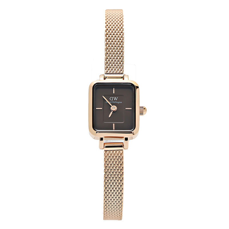 ダニエルウェリントン ウオッチ レディース Quadro Mini Melrose Amber 黄金色 さくら色ゴールド DW00100649 Daniel Wellington レディース腕時計-腕時計