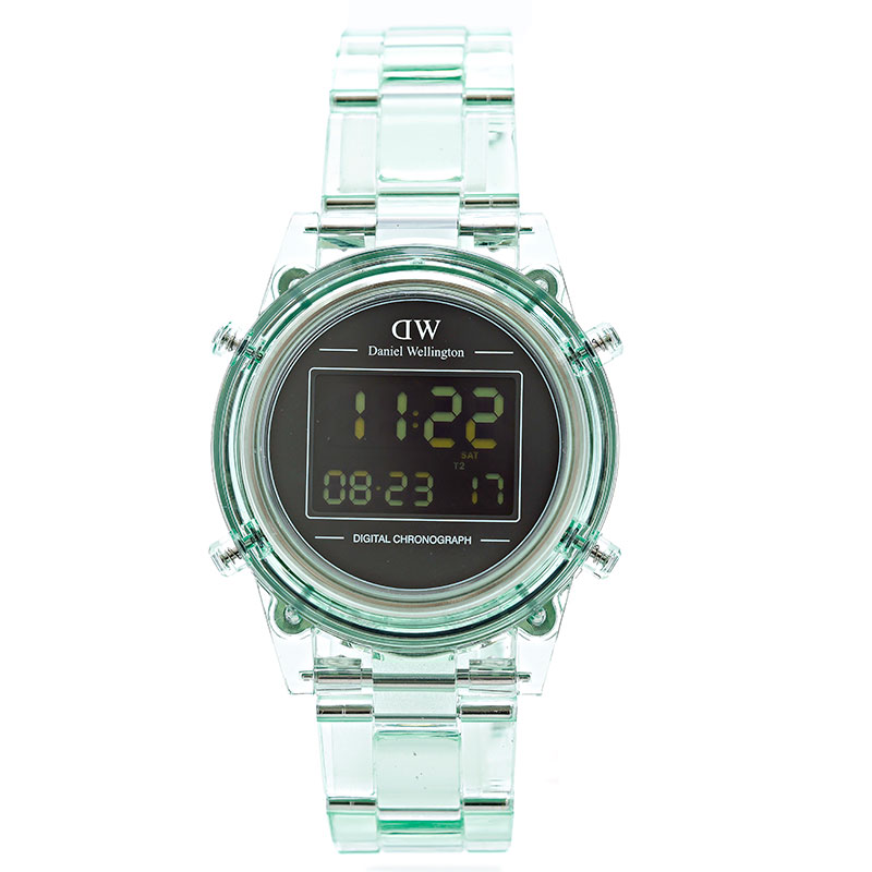 ダニエルウェリントン 腕時計 Retro Digital DW00100763 ライトグリーン ブラック 36mm レディース Daniel Wellington