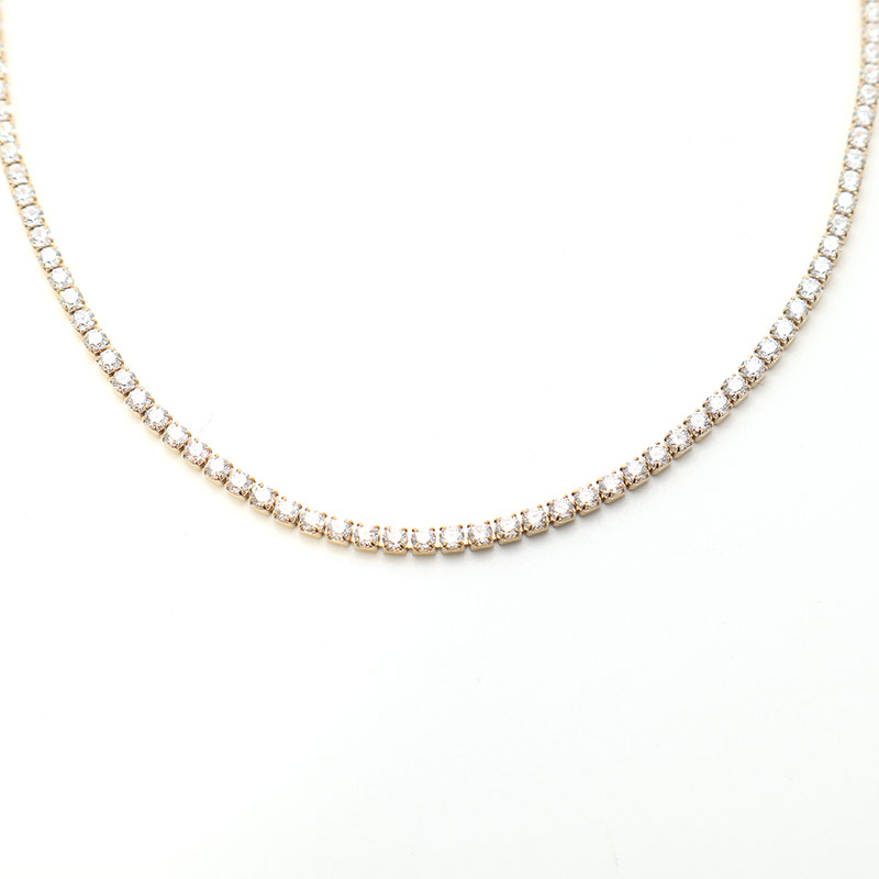 ダニエルウェリントン ネックレス クラッシックテニス Classic Tennis Necklace Silver DW00400391 ゴールドメンズ レディース DANIEL WELLINGTON|ロゼ・エムロード