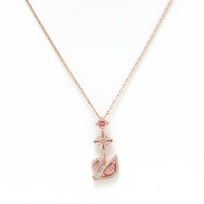 すぐに使える【２点で5％OFFクーポン】スワロフスキー ネックレス レディース スワン 白鳥 Y字型 5473024 Swarovski DAZZLING SWAN 並行輸入品 新生活