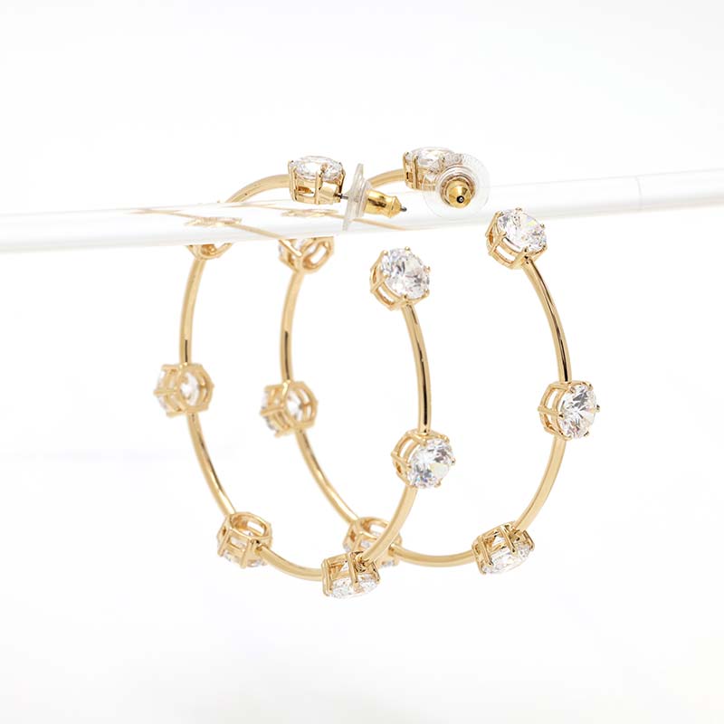 【 在庫一掃セール対象商品 】スワロフスキー ピアス レディース シルバー ゴールド SWAROVSKI 5622722 並行輸入品（昨年比でよりお得に販売中）